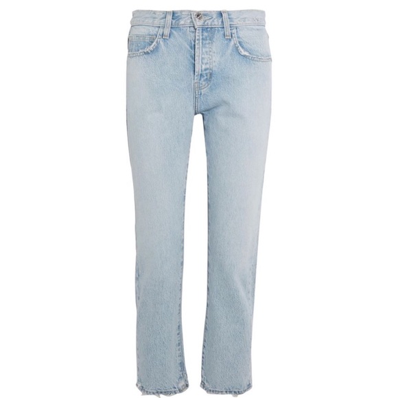 Current/Elliott High Rise Original Straight Jeans - Picture 2 of 3